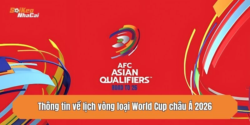 Thông tin về lịch vòng loại World Cup châu Á 2026